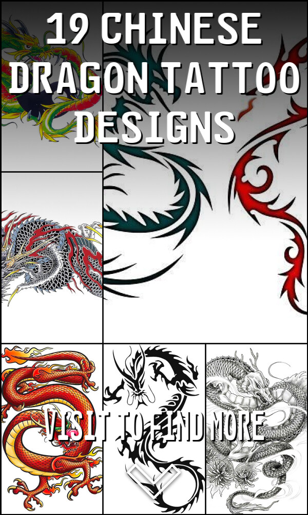 19 Chinese Dragon Tattoo Designs