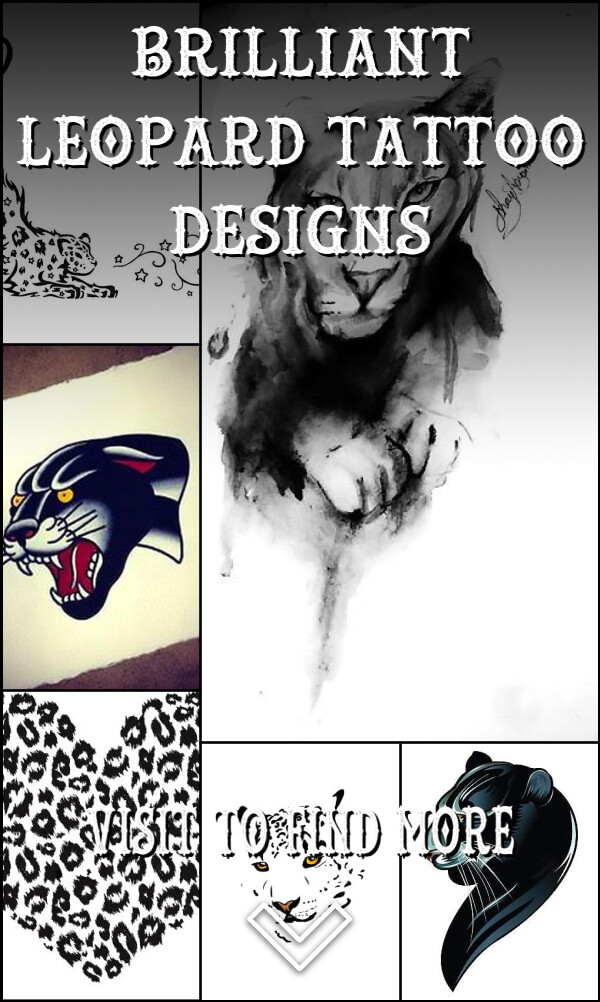 17 Brilliant Leopard Tattoo Designs
