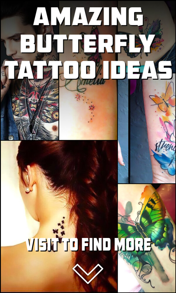 Amazing Butterfly Tattoo Ideas