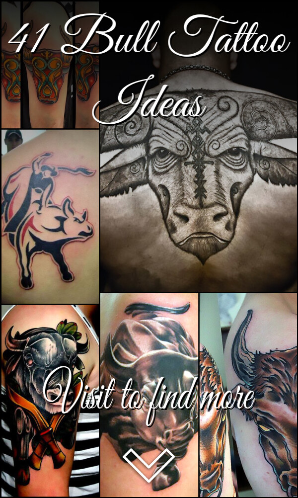 41 Bull Tattoo Ideas