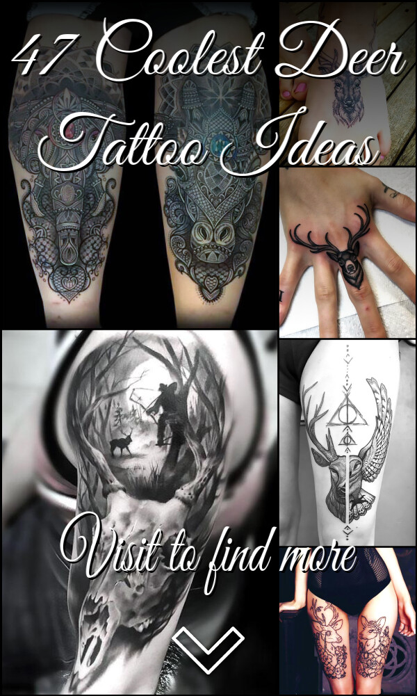 47 Coolest Deer Tattoo Ideas