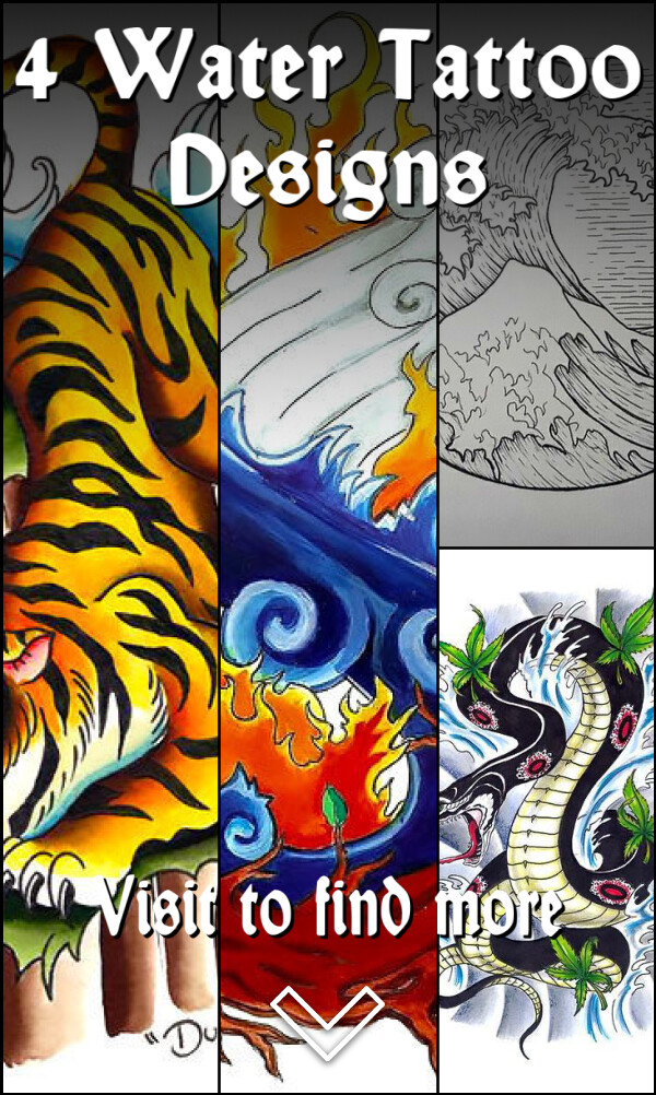 4 Water Tattoo Designs