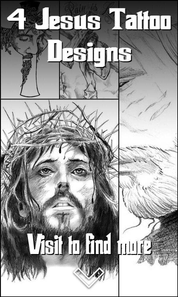 4 Jesus Tattoo Designs