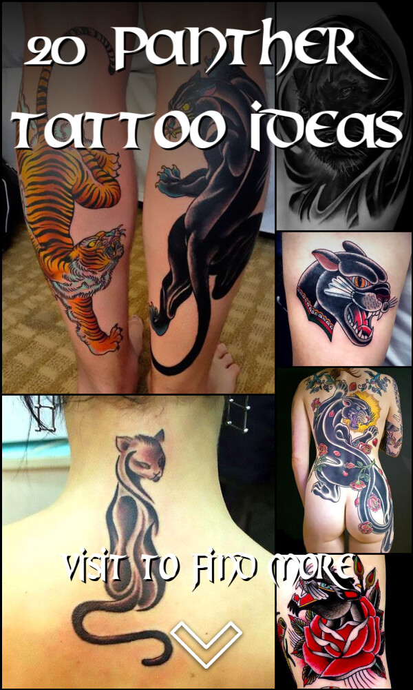 20 Panther Tattoo Ideas