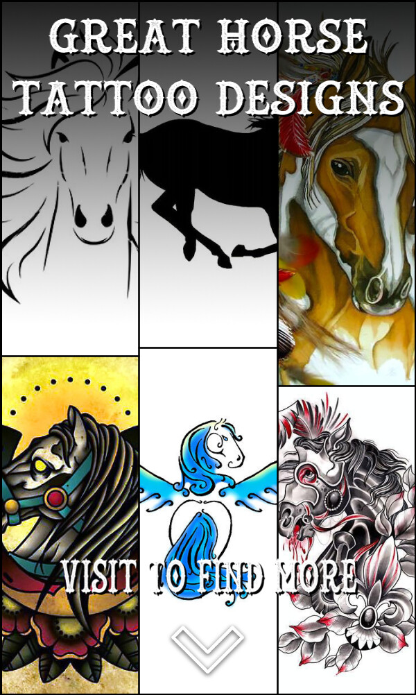 39 Great Horse tattoo designs