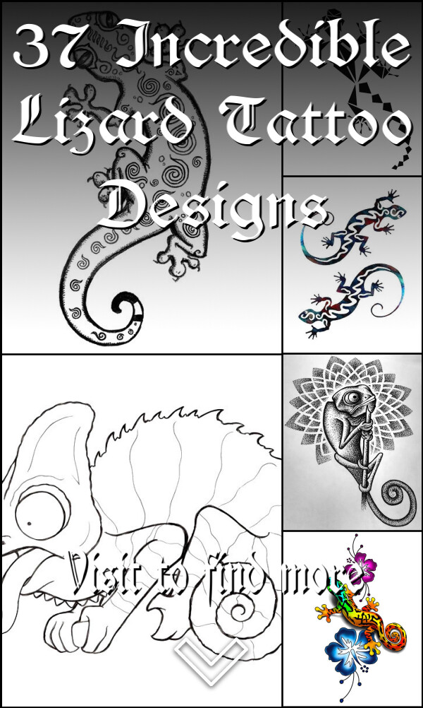 37 Incredible Lizard Tattoo Designs