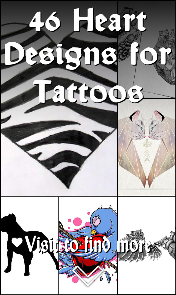 46 Heart Designs for Tattoos 
