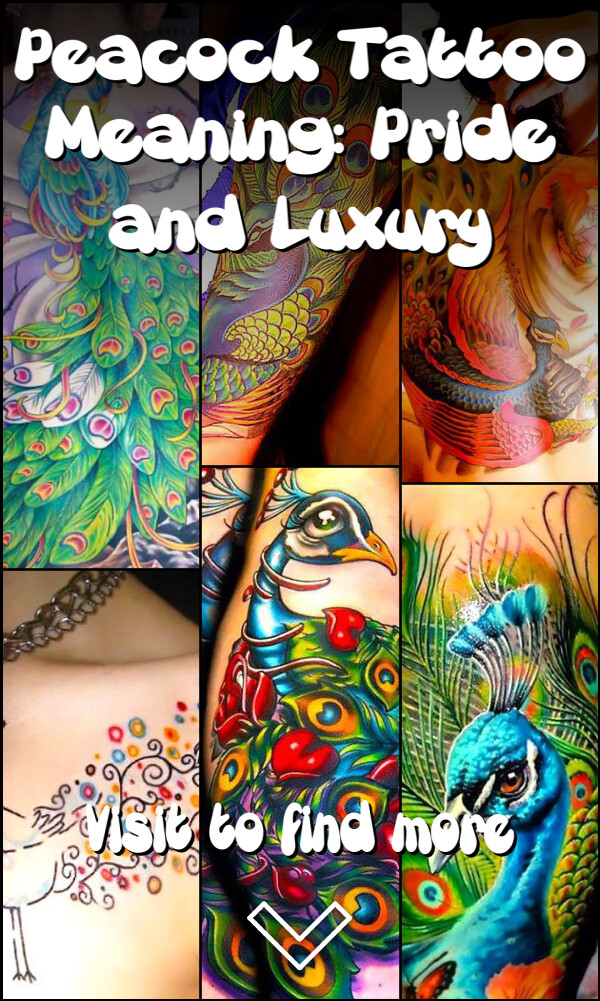 Peacock Tattoo Meaning: Pride and Luxury