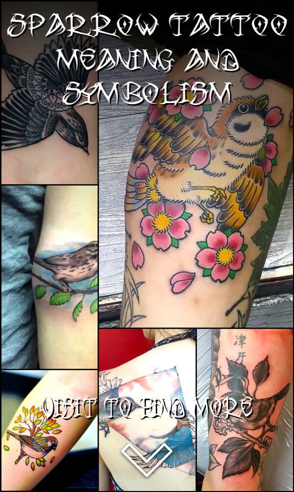 Sparrow Tattoo Meaning and Symbolism
