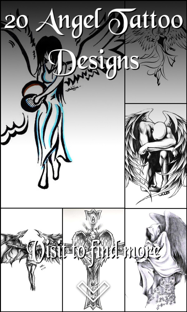 20 Angel Tattoo Designs
