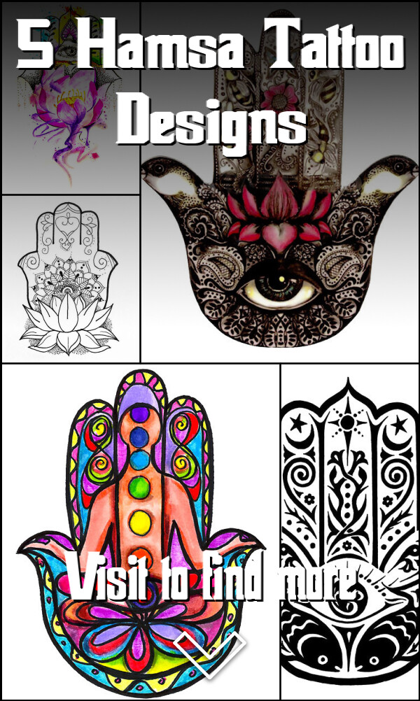 5 Hamsa Tattoo Designs