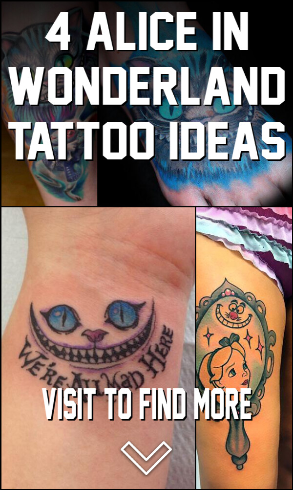 4 Alice in Wonderland Tattoo Ideas