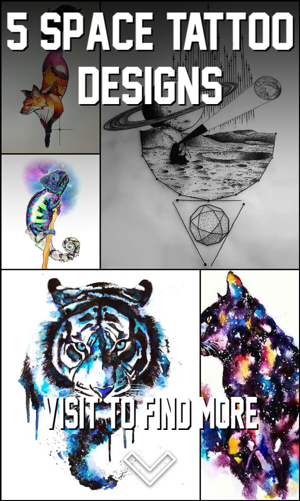 5 Space Tattoo Designs