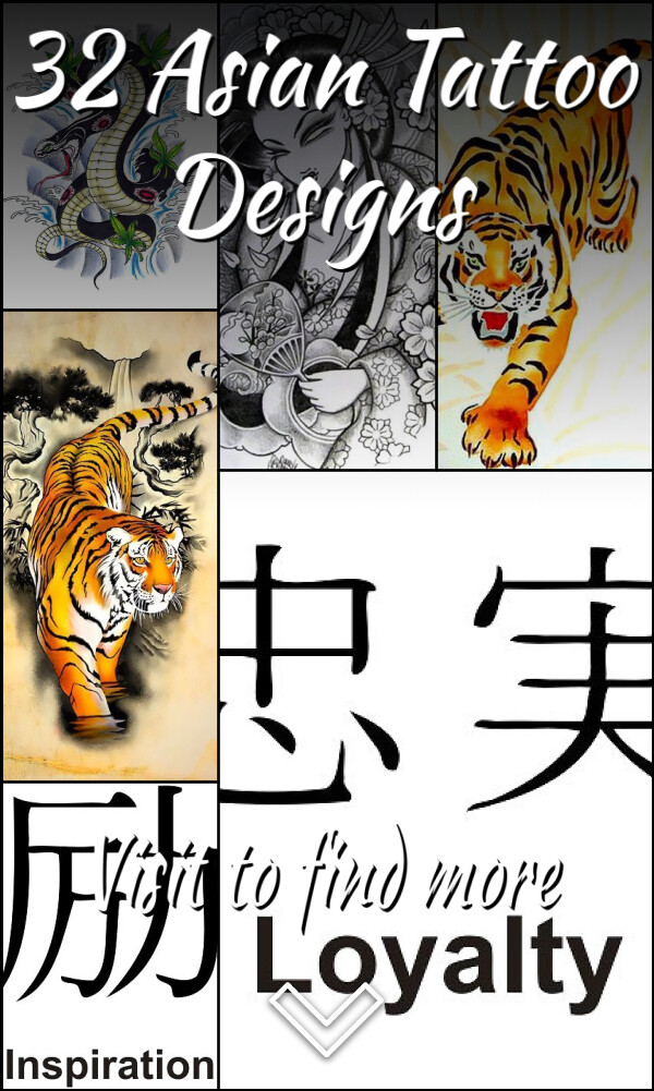 32 Asian Tattoo Designs