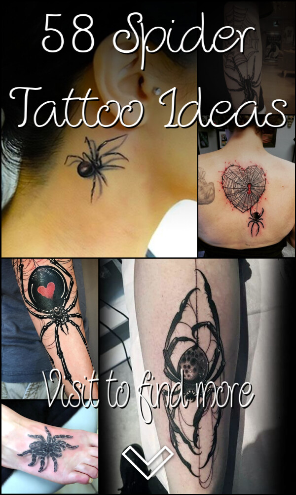 58 Spider Tattoo Ideas