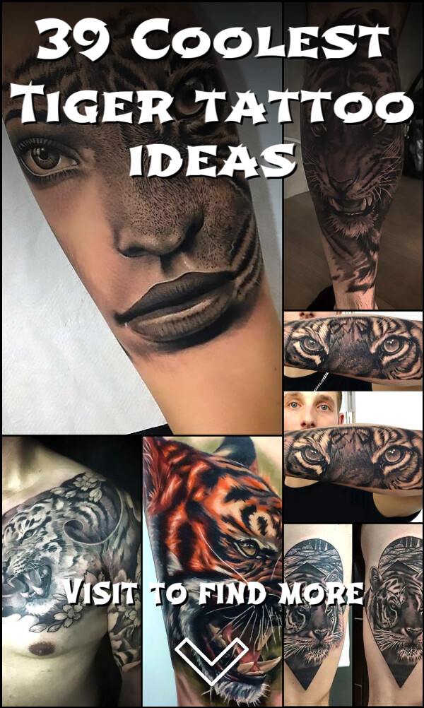 39 Coolest Tiger tattoo ideas