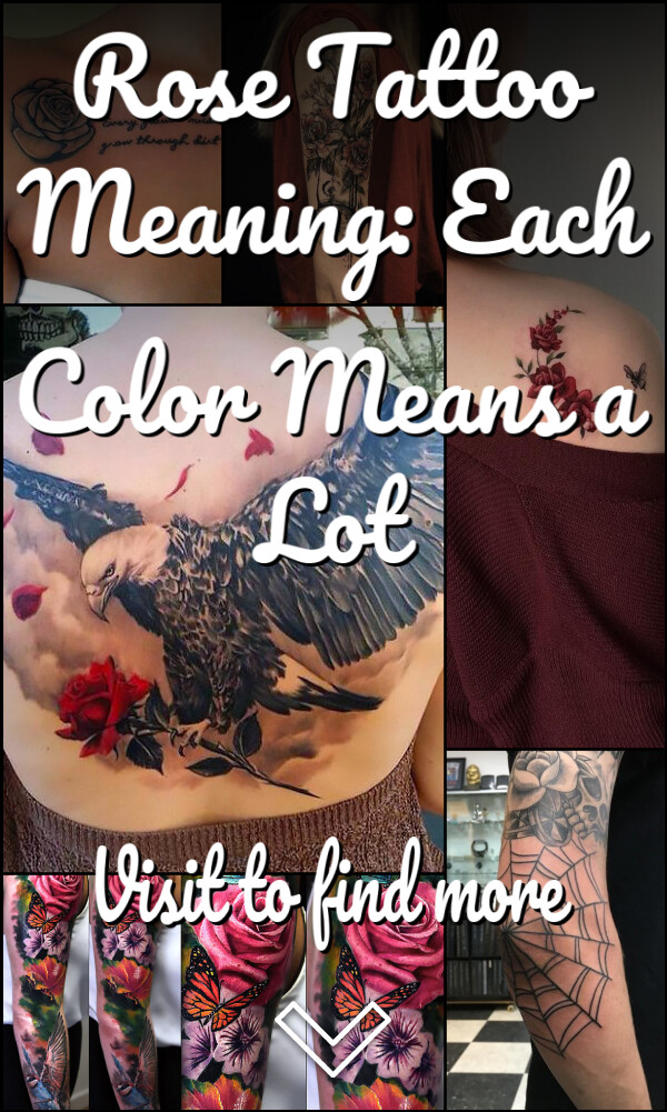 Rose Tattoo Meaning: Each Color Means a Lot