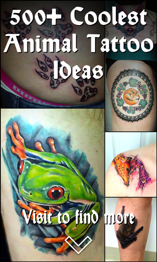 500+ Coolest Animal Tattoo Ideas