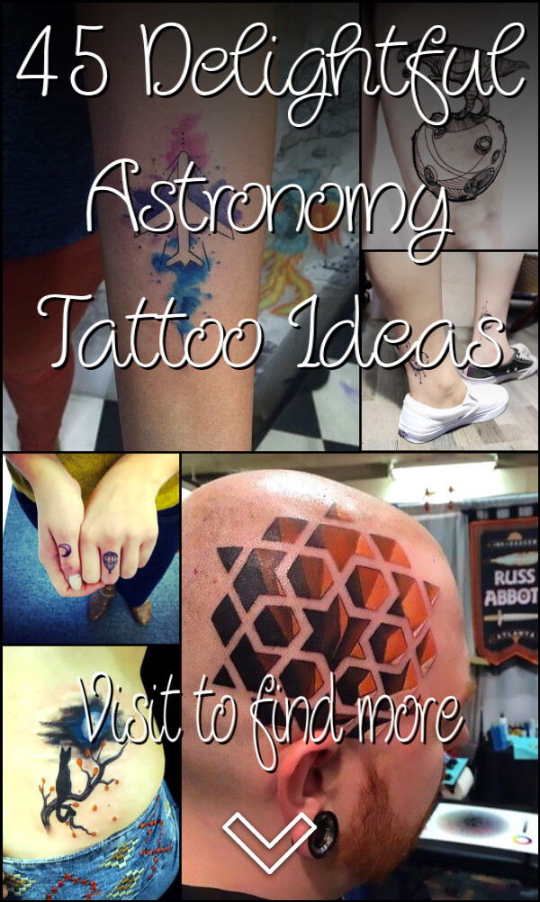 45 Delightful Astronomy Tattoo Ideas