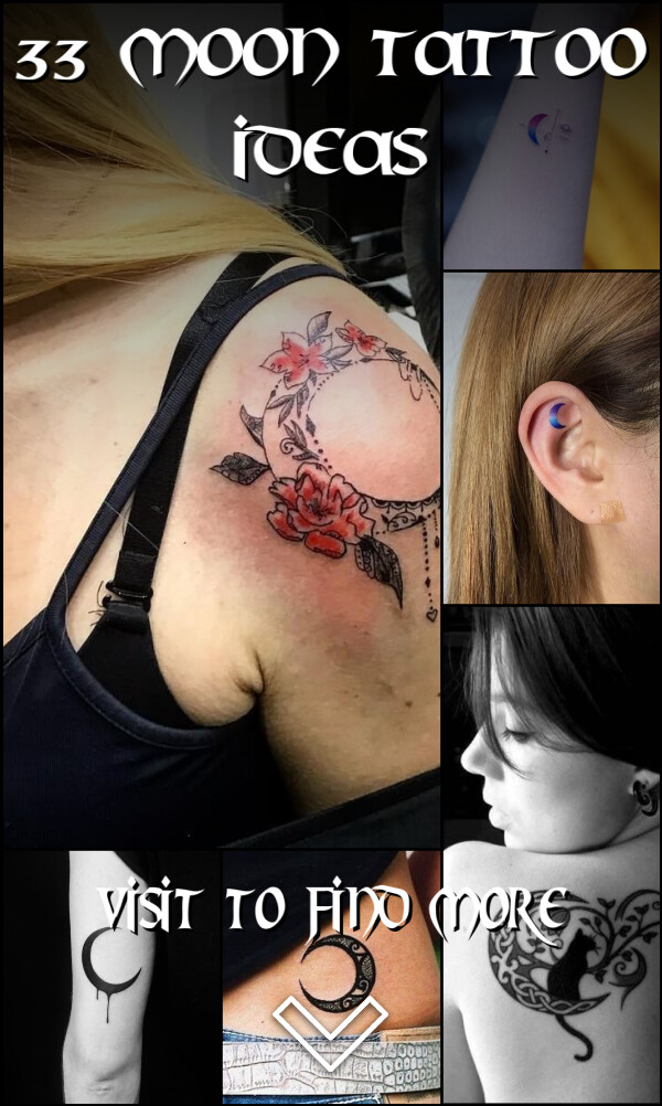33 Moon Tattoo Ideas