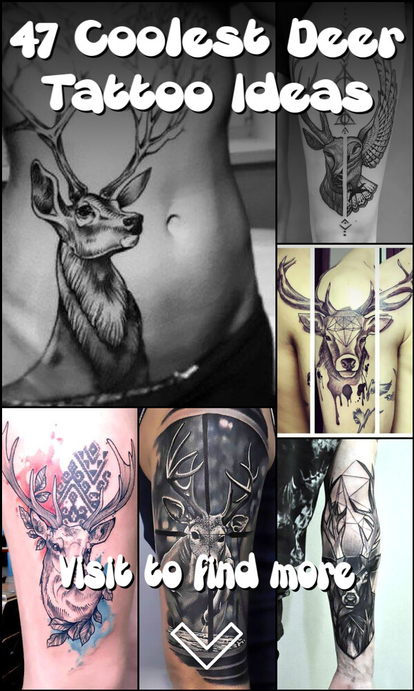 47 Coolest Deer Tattoo Ideas