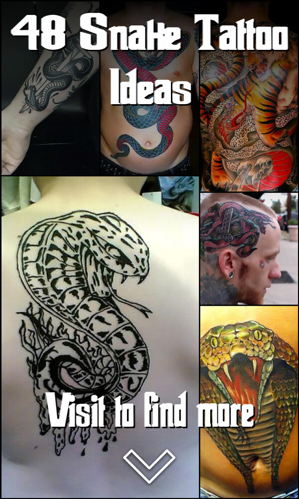 48 Snake Tattoo Ideas