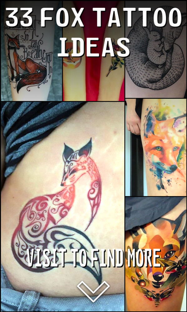 33 Fox Tattoo Ideas