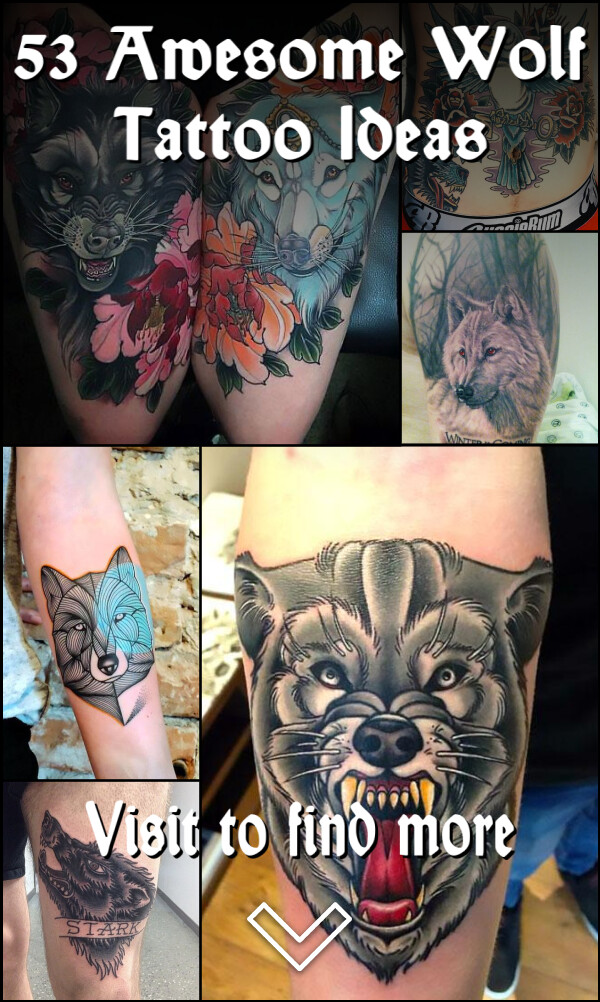 53 Awesome Wolf Tattoo Ideas
