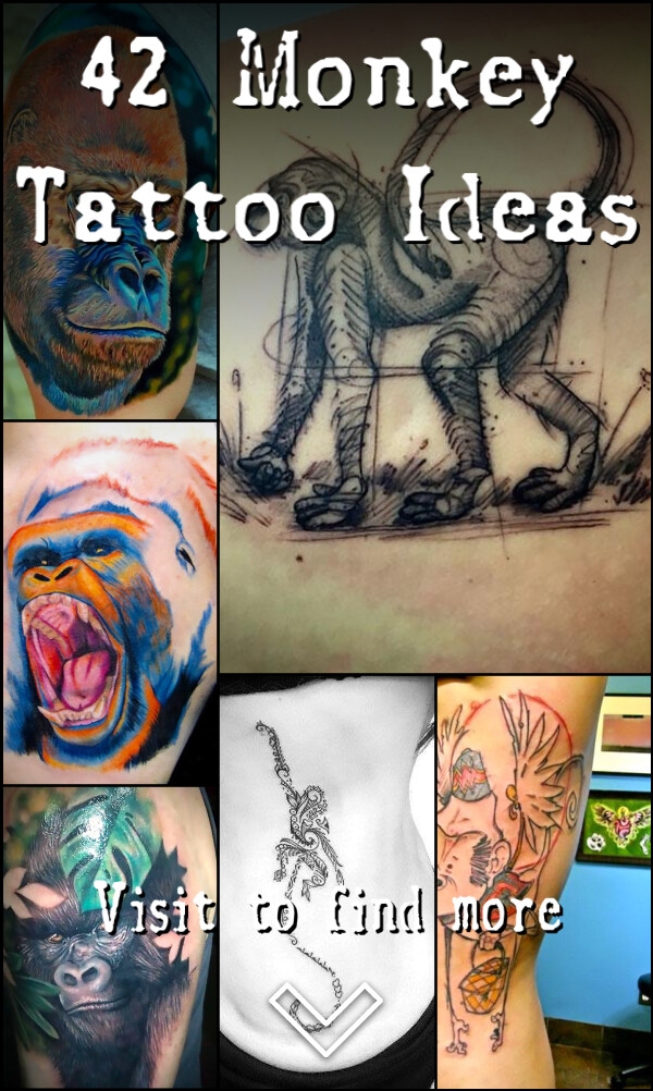 42 Monkey Tattoo Ideas