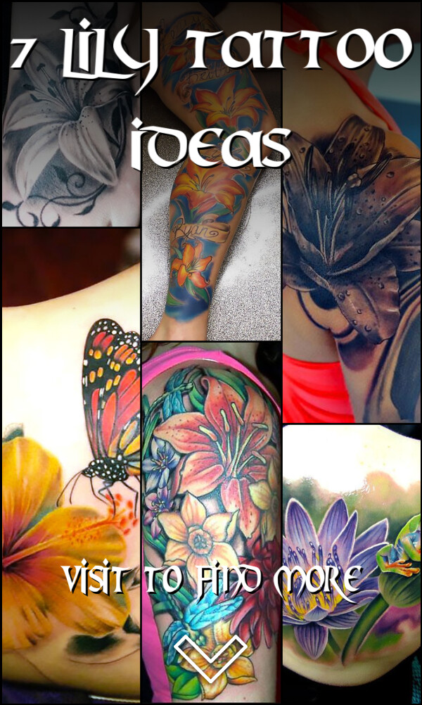 7 Lily Tattoo Ideas