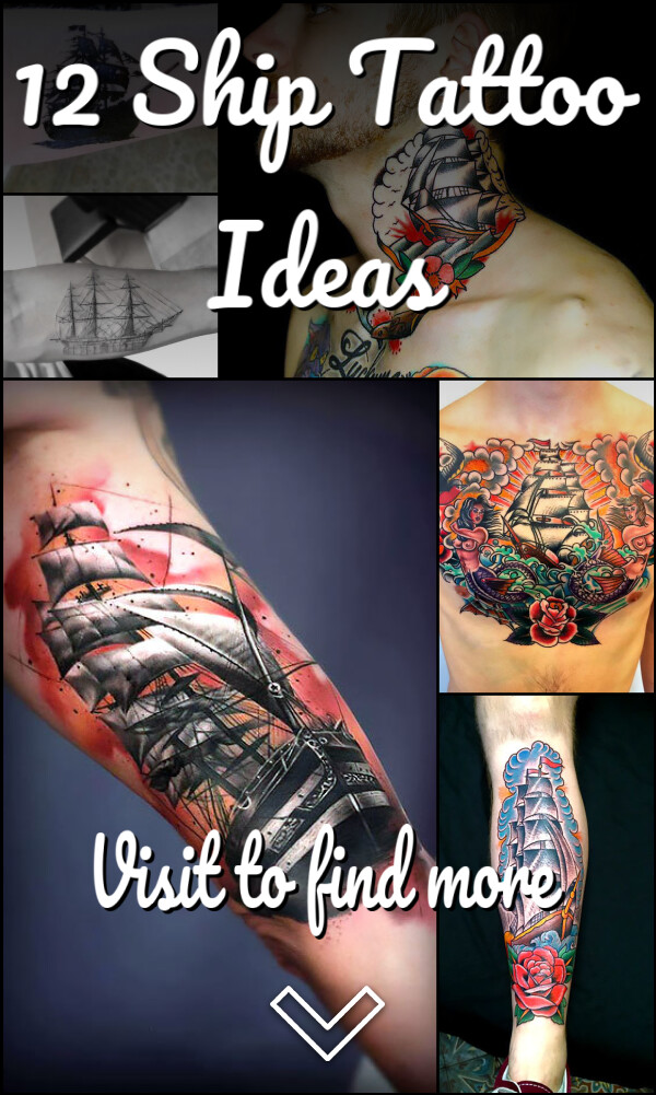 12 Ship Tattoo Ideas