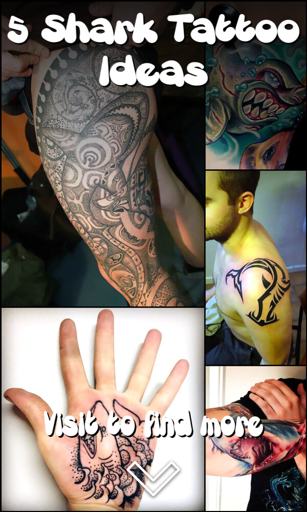 5 Shark Tattoo Ideas