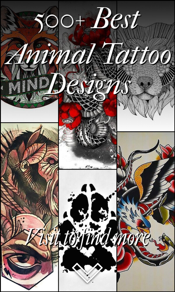 500+ Best Animal Tattoo Designs