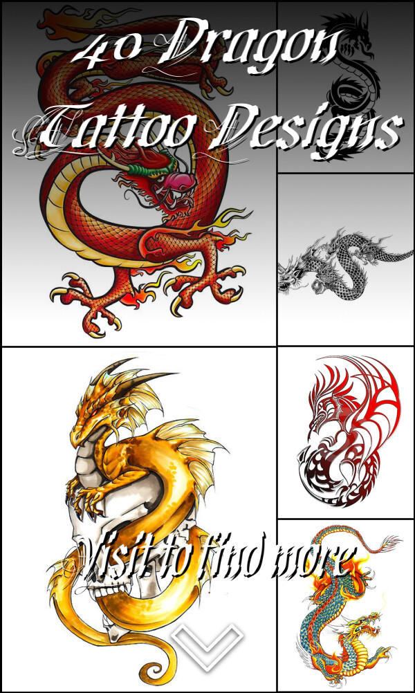 40 Dragon Tattoo Designs
