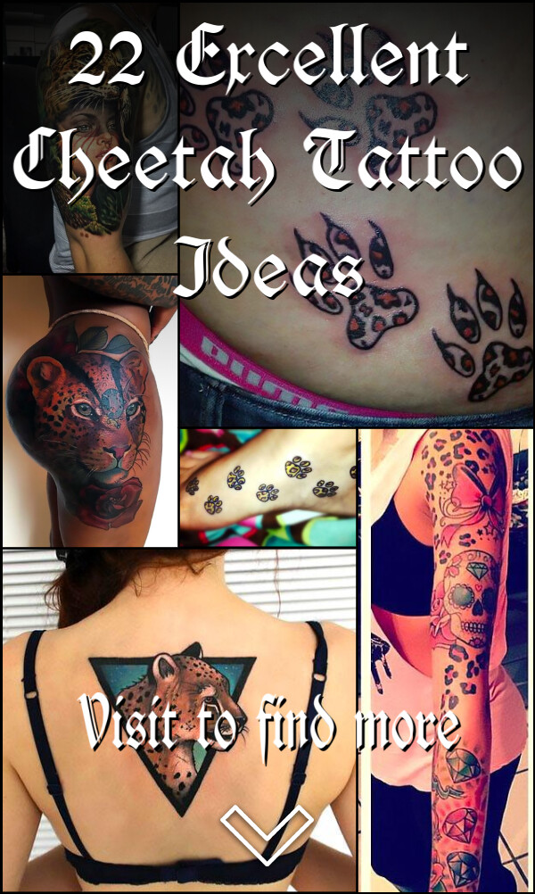 22 Excellent Cheetah Tattoo Ideas