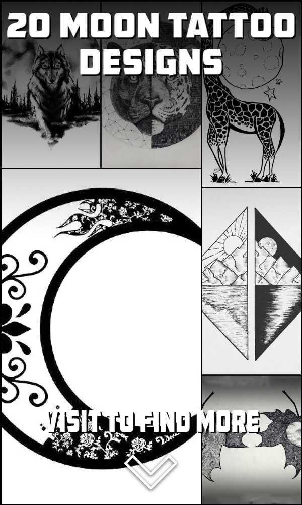 20 Moon Tattoo Designs