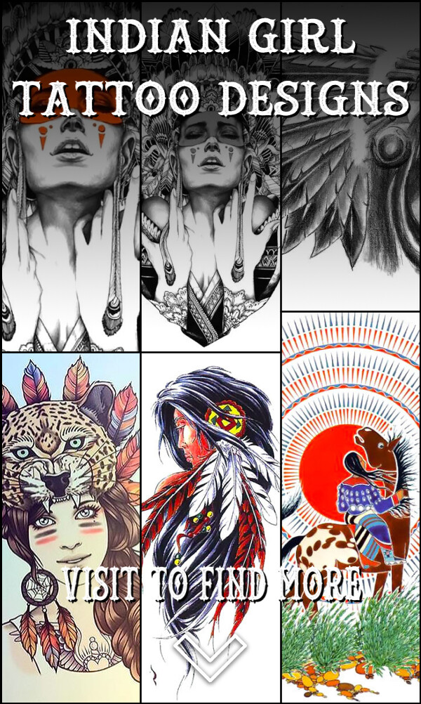 7 Indian Girl Tattoo Designs