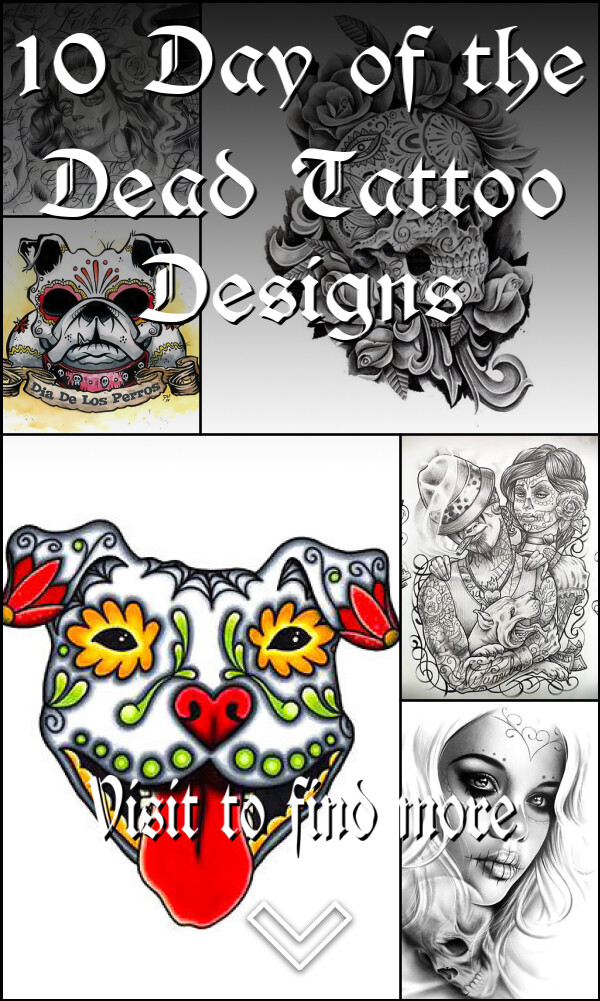 10 Day of the Dead Tattoo Designs