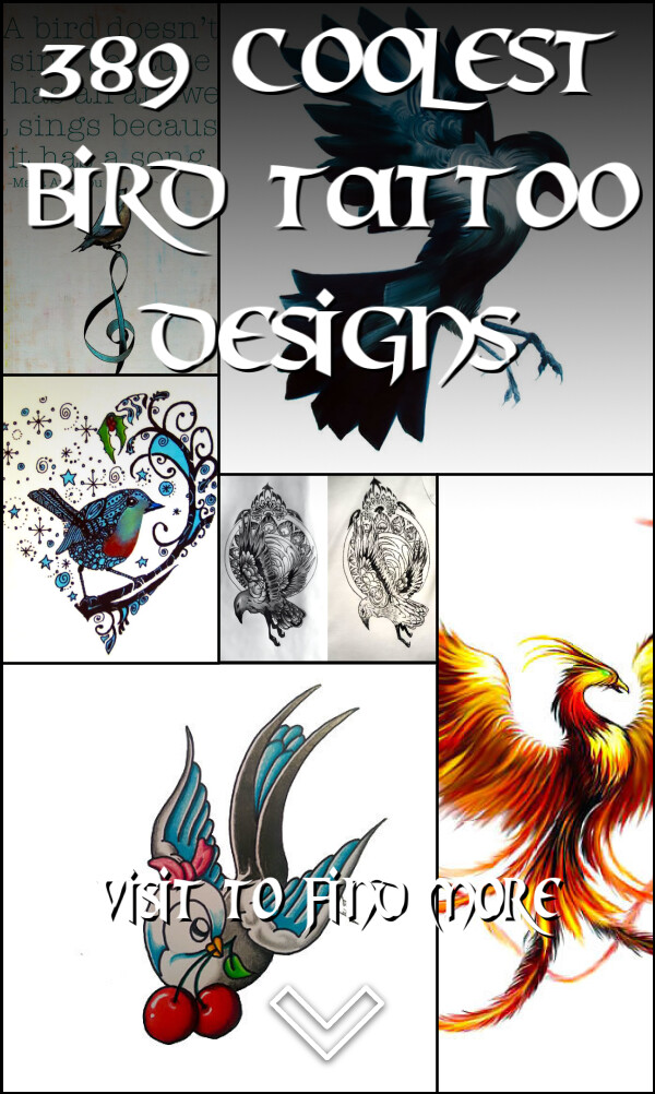 389 Coolest Bird Tattoo Designs