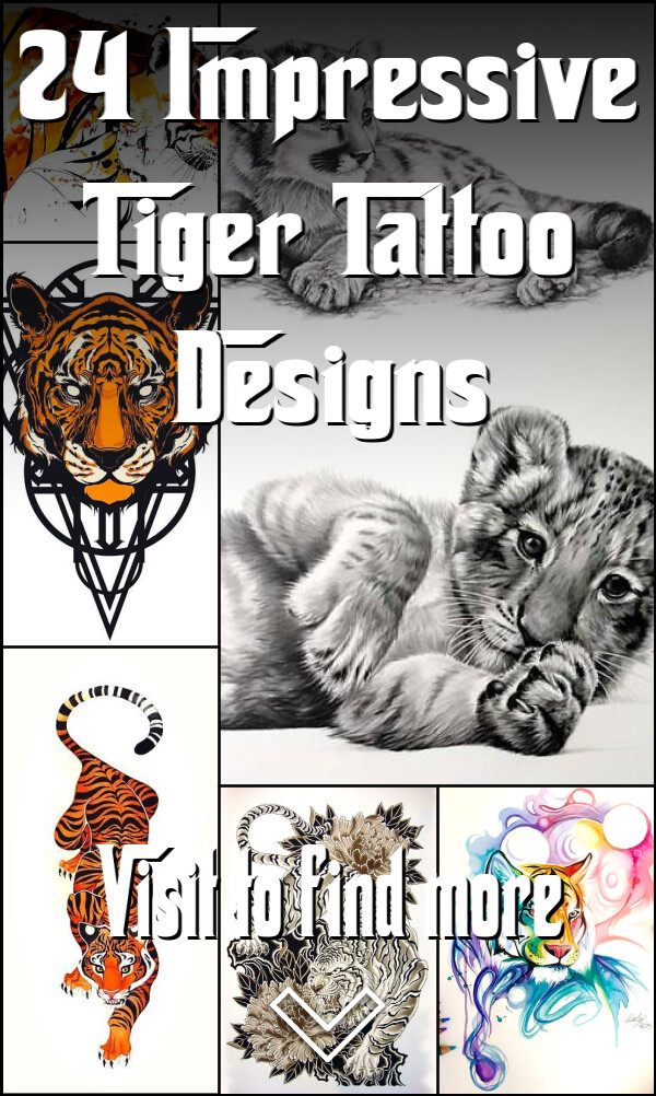 24 Impressive Tiger Tattoo Designs