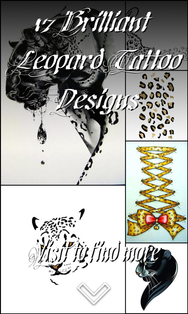 17 Brilliant Leopard Tattoo Designs