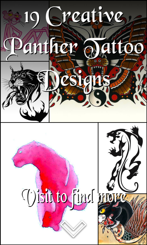 19 Creative Panther Tattoo Designs