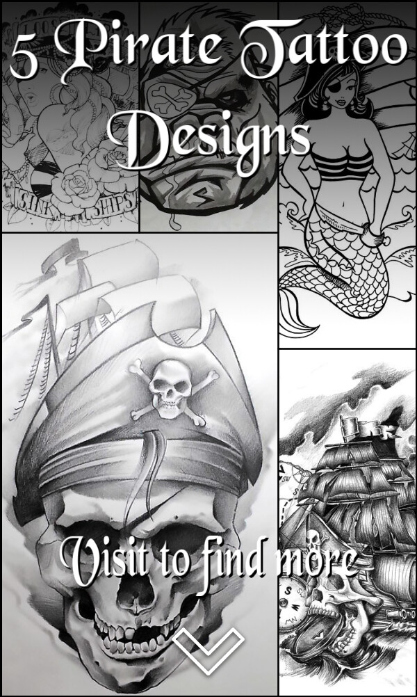 5 Pirate Tattoo Designs