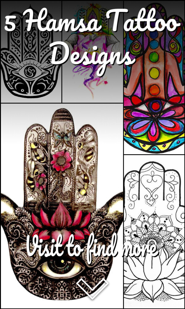 5 Hamsa Tattoo Designs