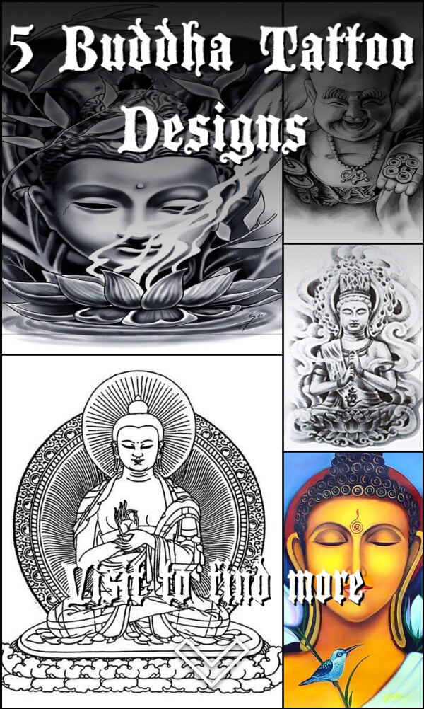 5 Buddha Tattoo Designs