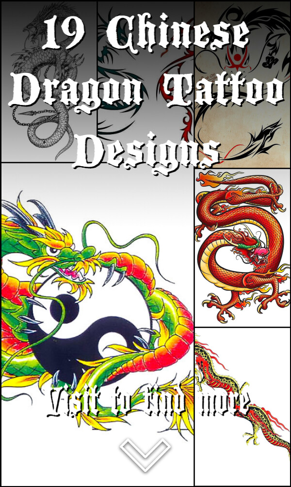 19 Chinese Dragon Tattoo Designs