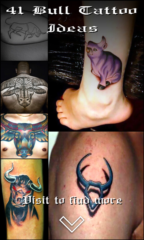 41 Bull Tattoo Ideas