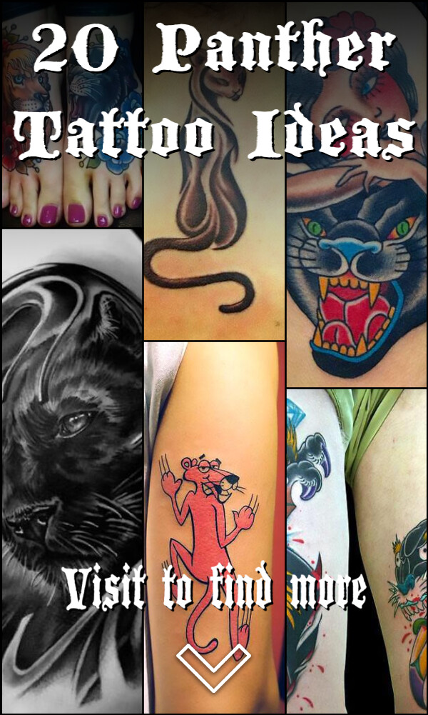 20 Panther Tattoo Ideas