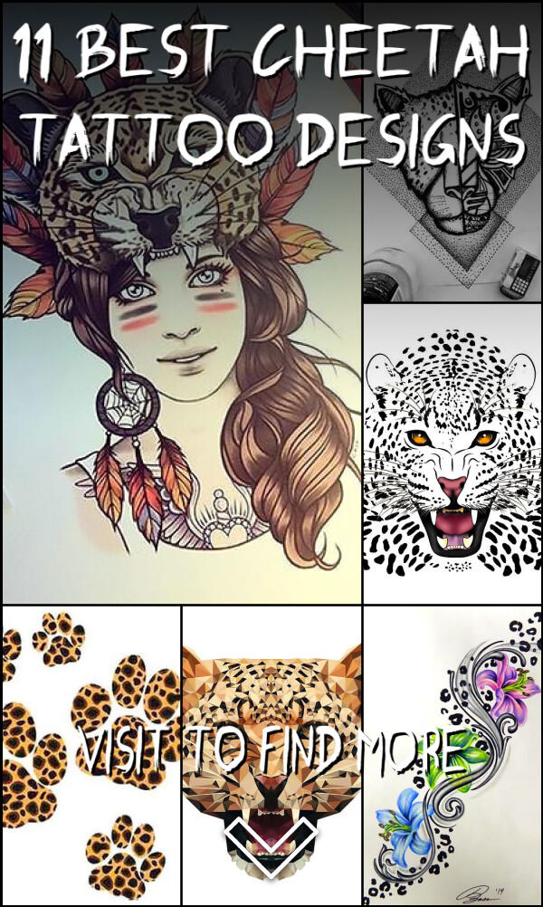 11 Best Cheetah Tattoo Designs