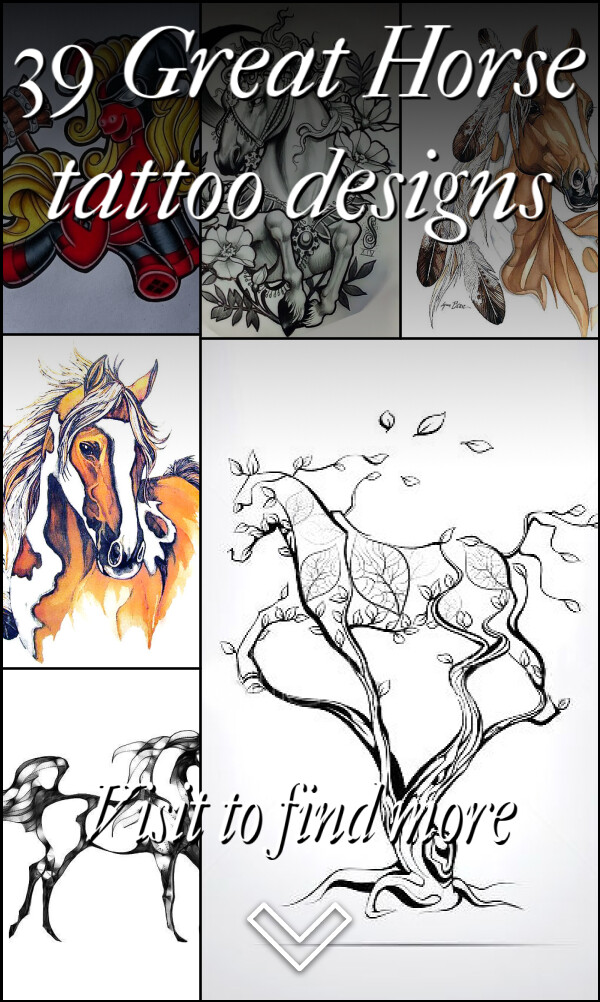 39 Great Horse tattoo designs
